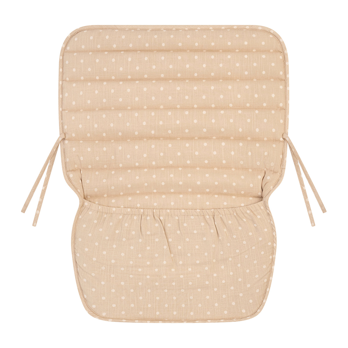 Natural Spot Linen Pram Cosy