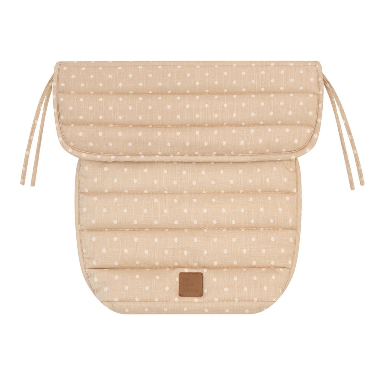 Natural Spot Linen Pram Cosy