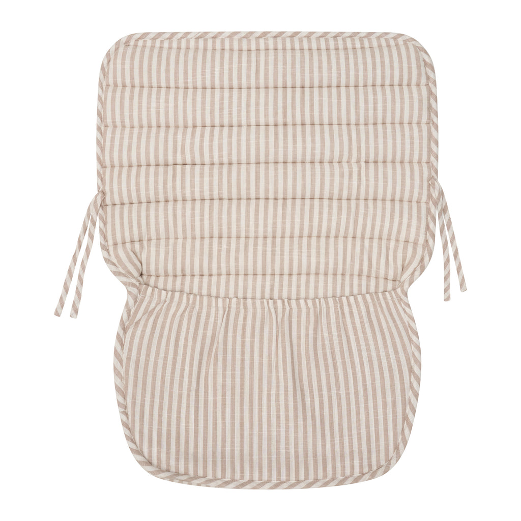 Natural Stripe Linen Pram Cosy