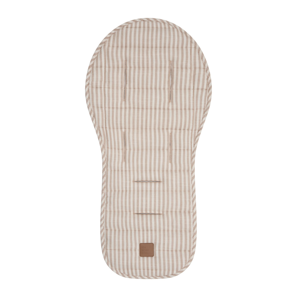 Natural Stripe Universal Linen Pram Liner