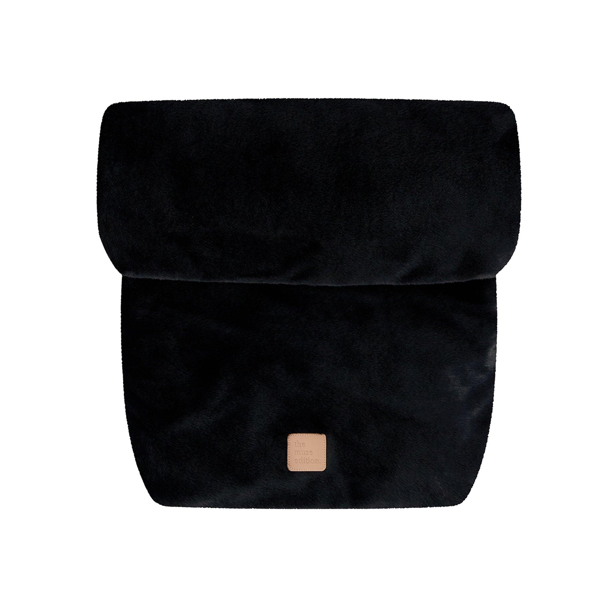 Noir Faux Fur Winter Pram Cosy Insert