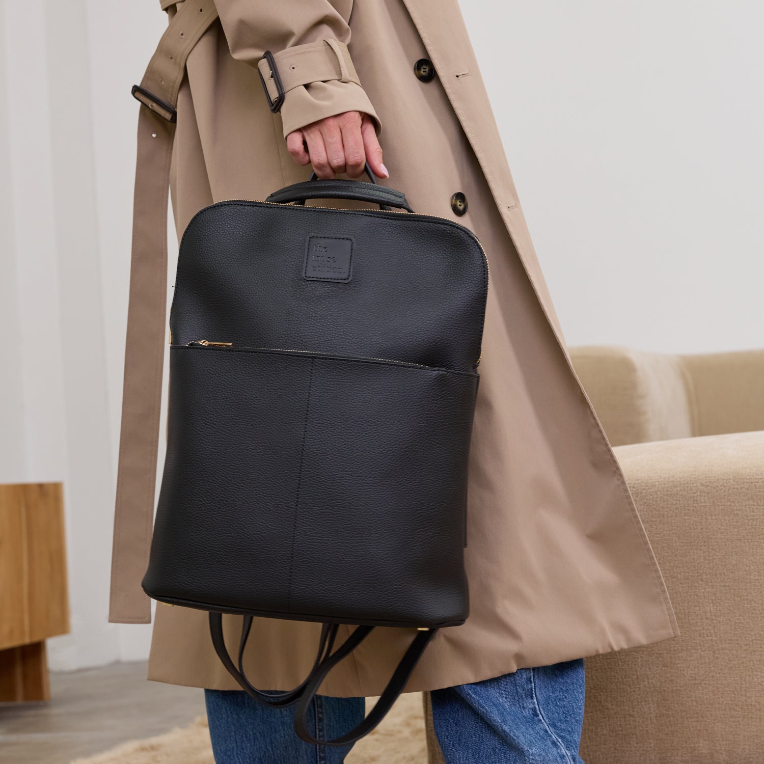 Noir Luxe Pram Back Pack
