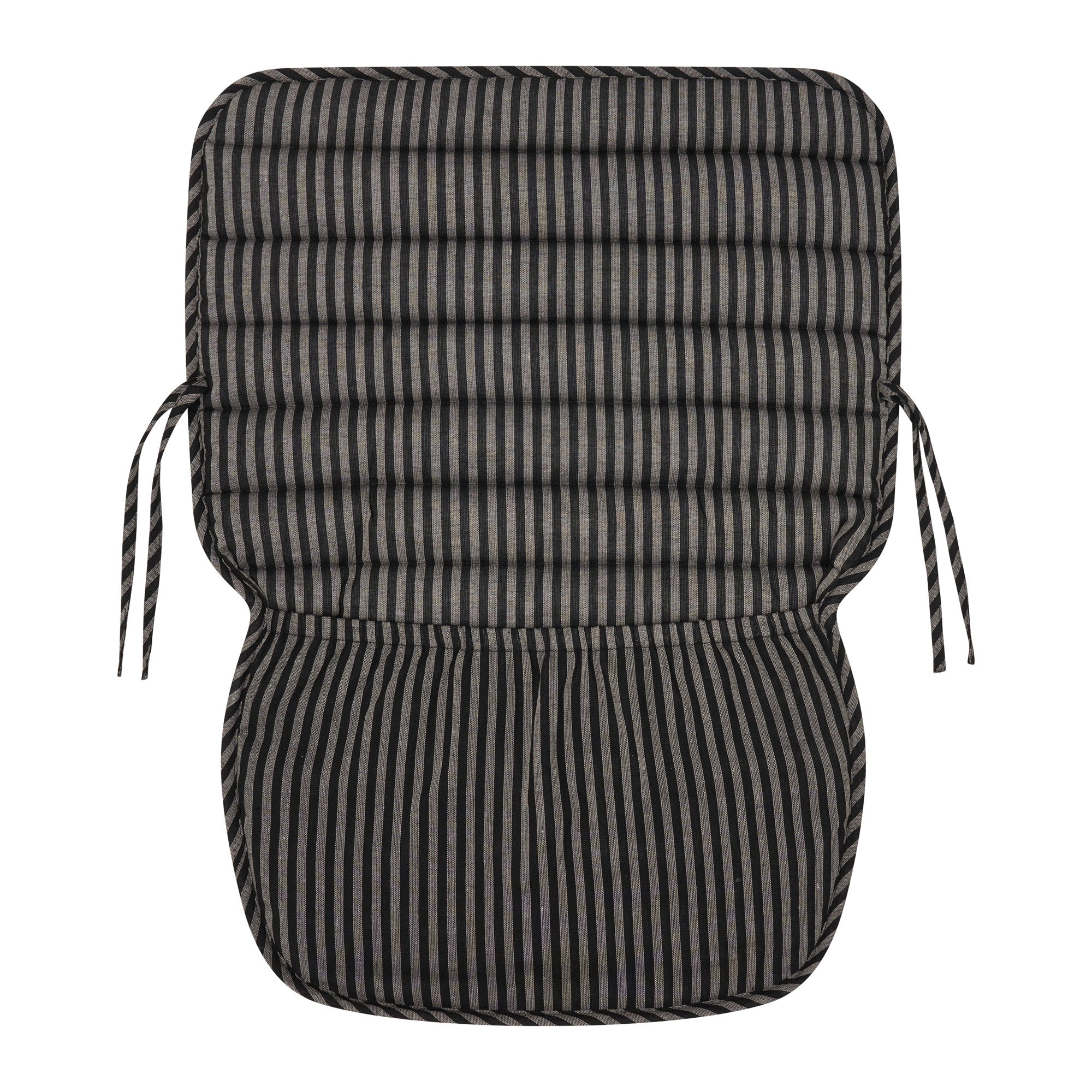 Noir Stripe Linen Pram Cosy