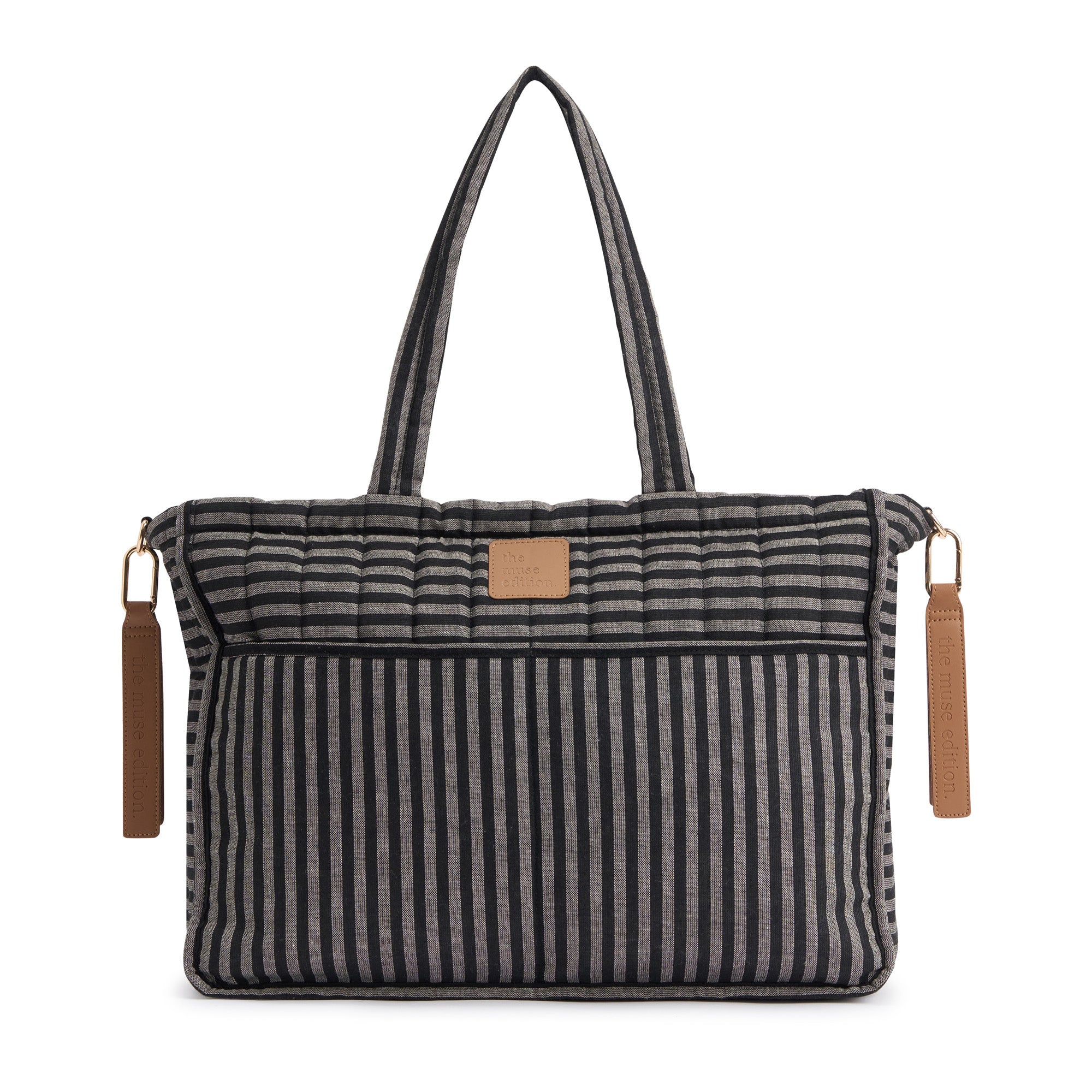 Noir Stripe Muse Baby Bag