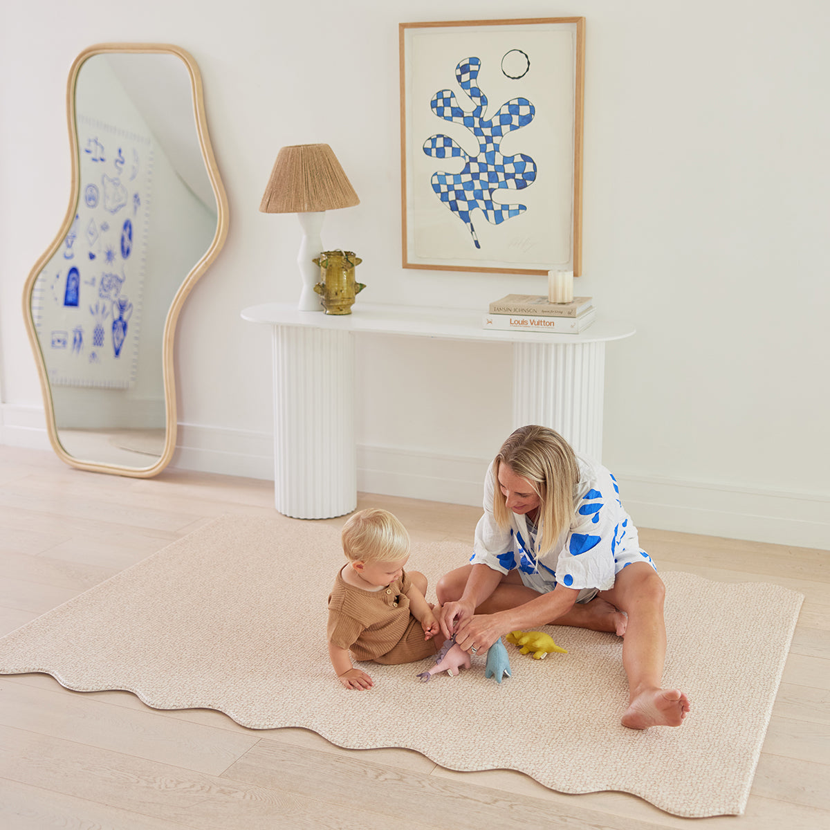 The WriggleMat - Foam Play Mat - Pebble/Wild