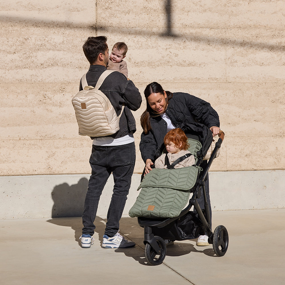 Sage Linen Pram Cosy