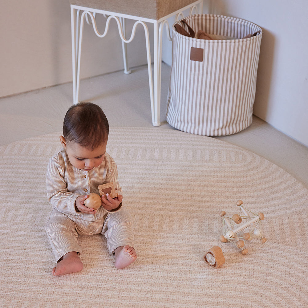 Round Foam Play Mat - Blush Terrazzo/Arch