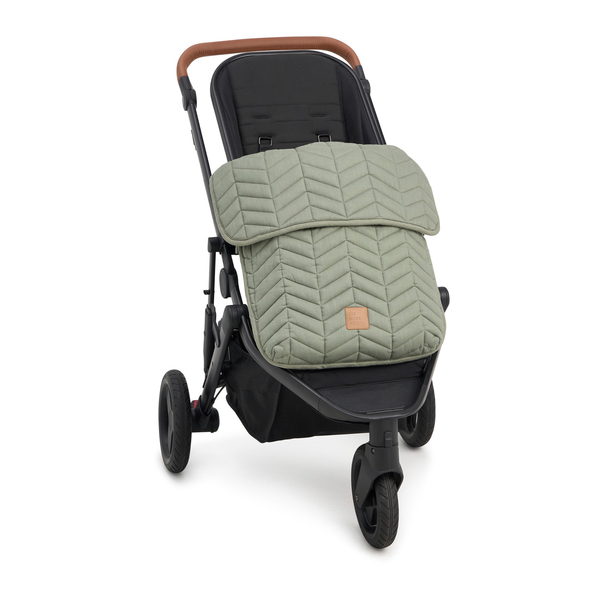 Sage Linen Pram Cosy