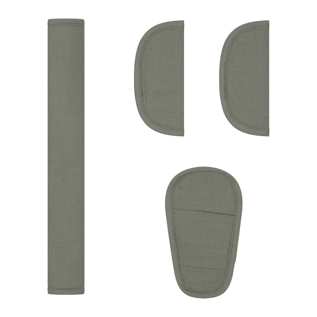 Sage Linen Pram Harness Cover Set