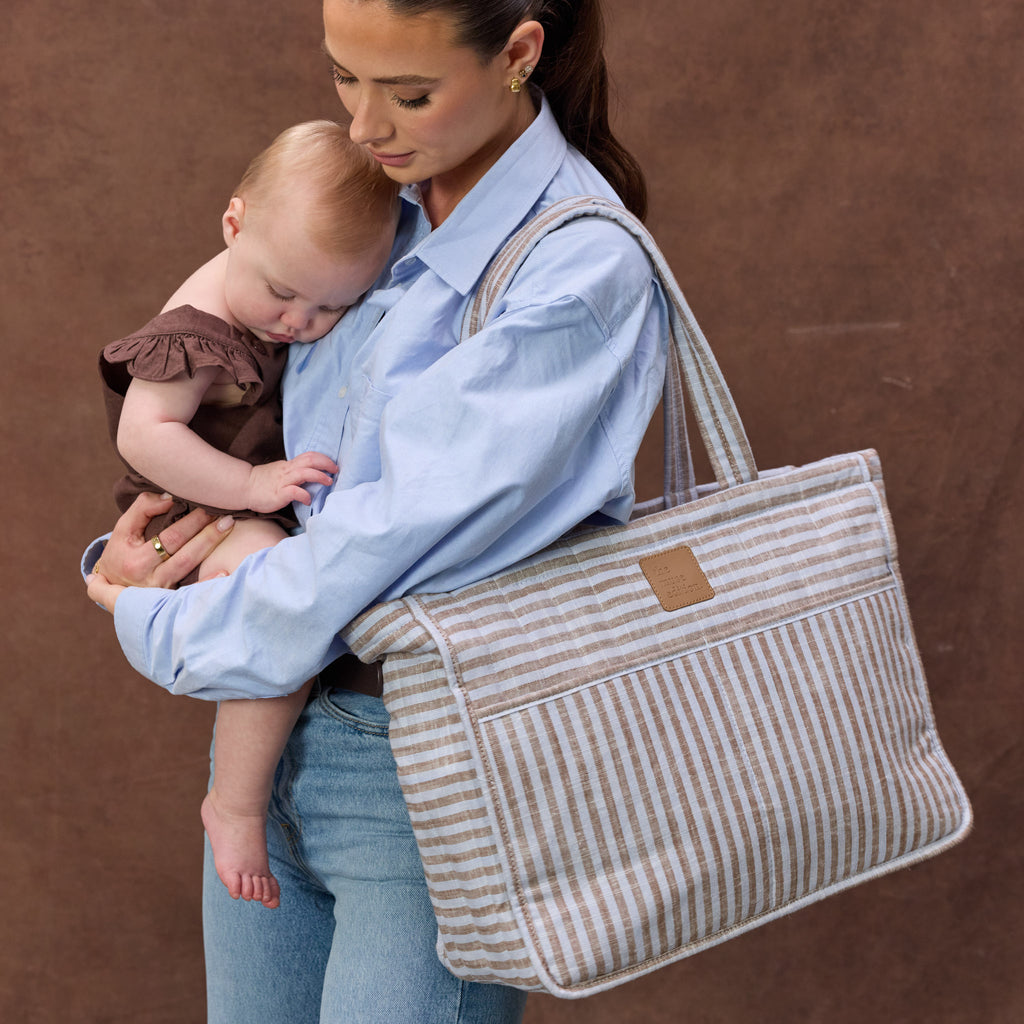 Sorano Stripe Muse Baby Bag