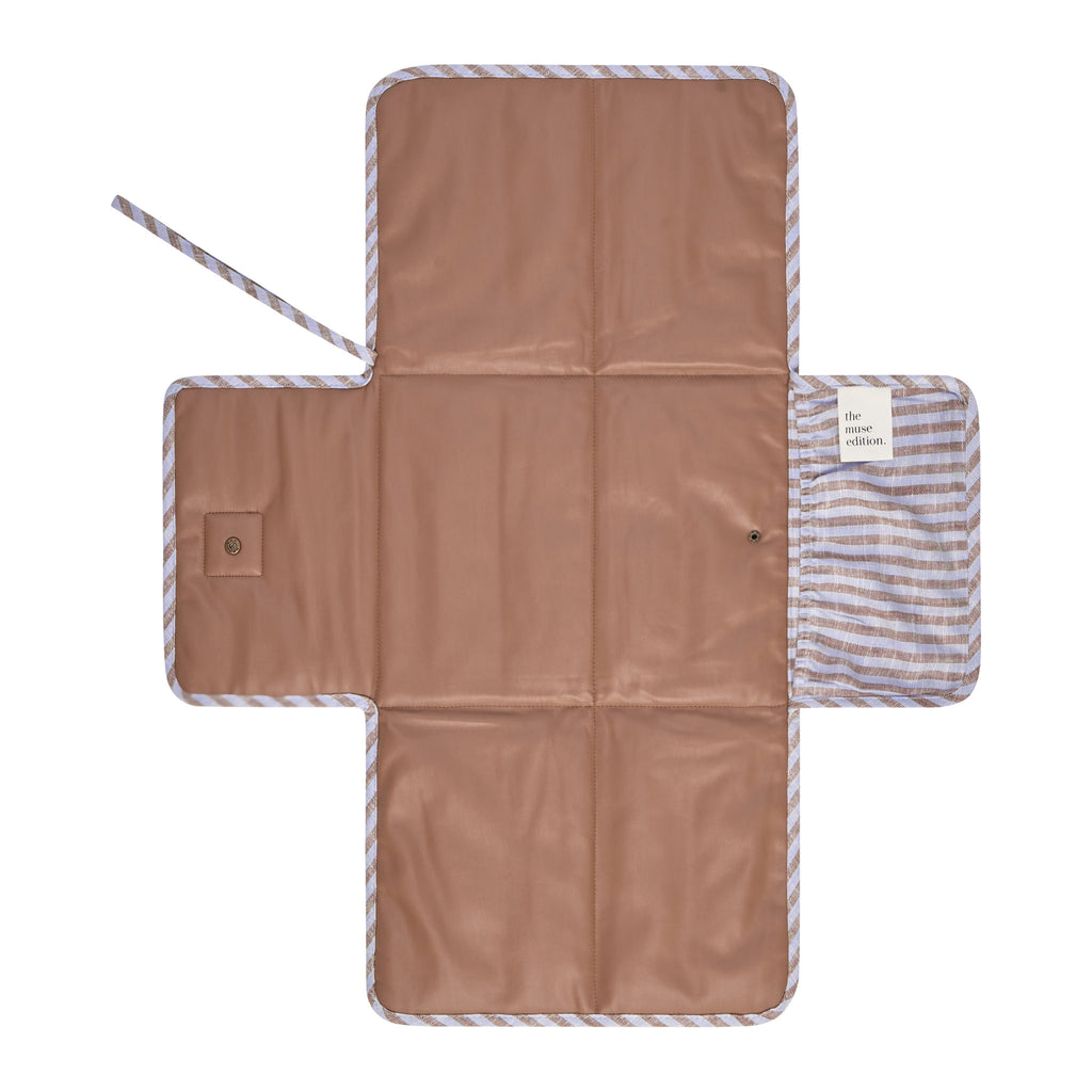 Sorano Stripe Linen Change Mat