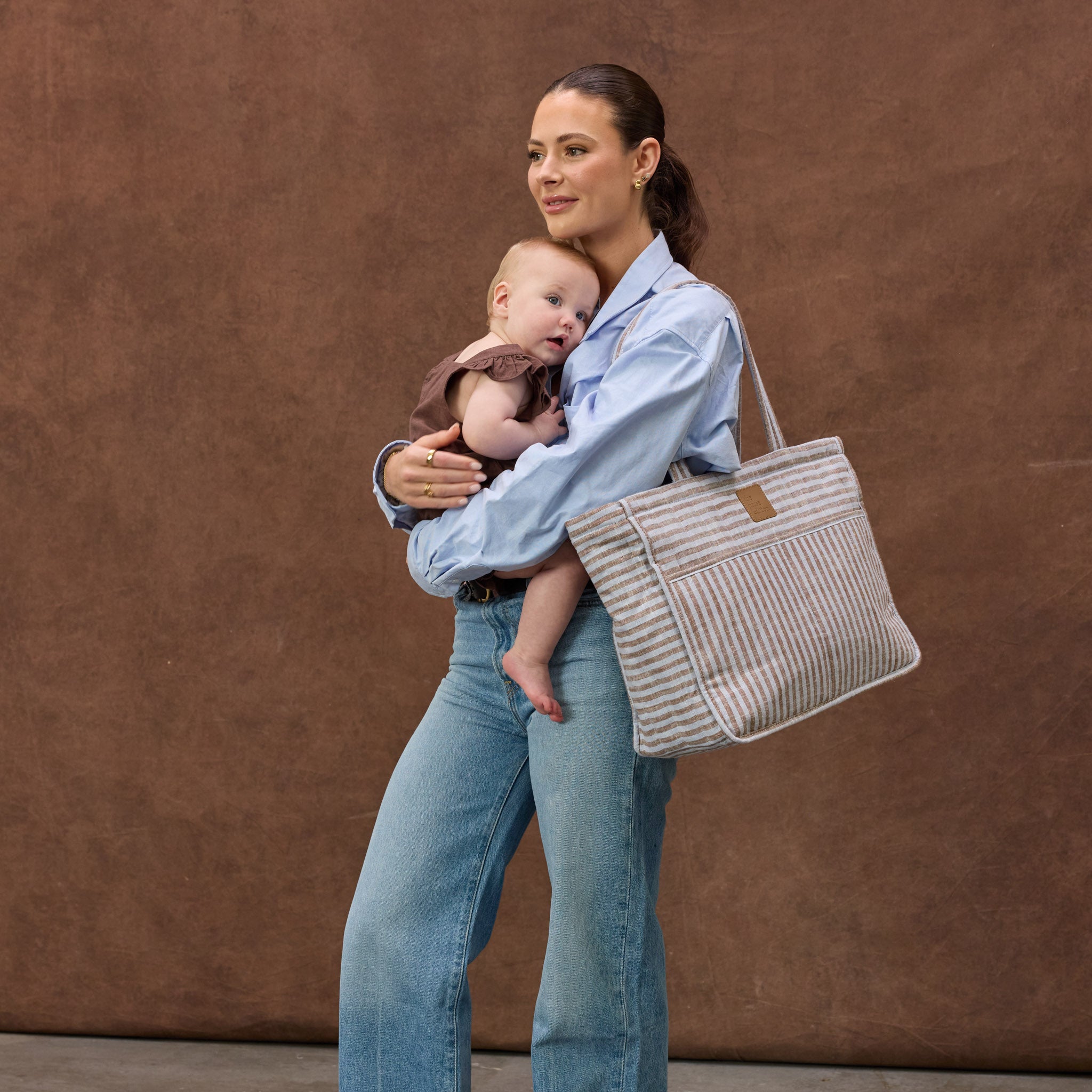 Sorano Stripe Muse Baby Bag