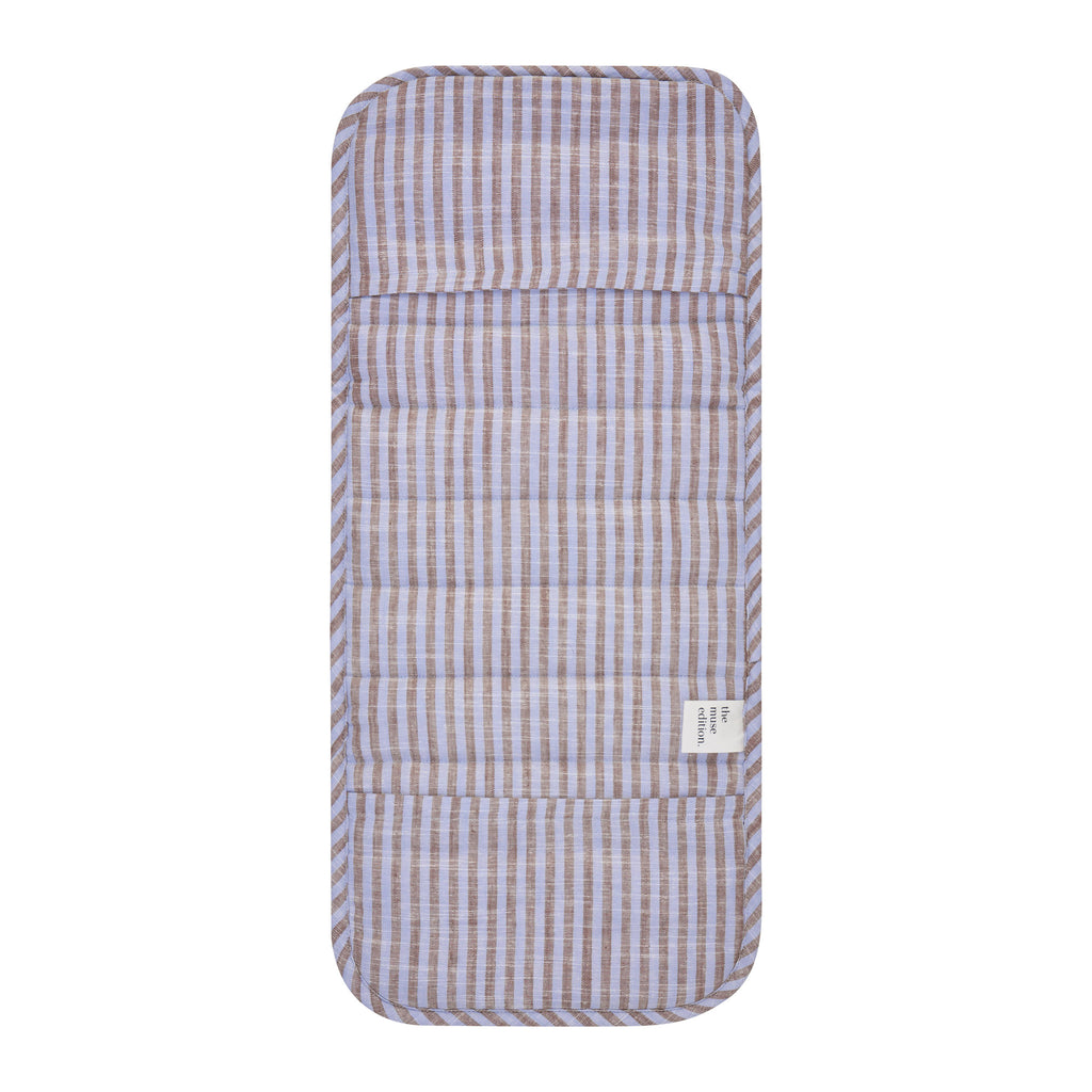 Sorano Stripe Universal Linen Bassinet Liner
