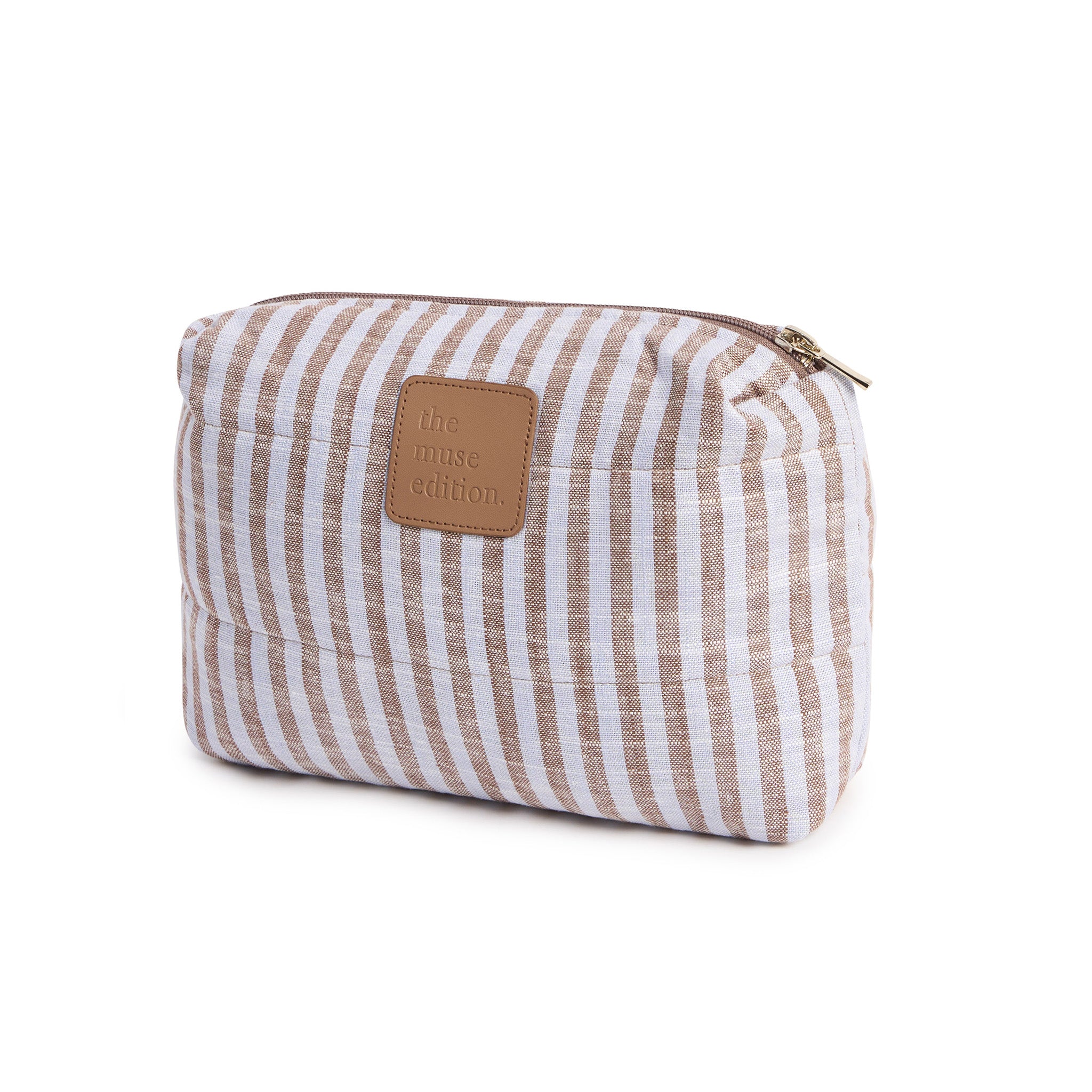 Sorano Stripe Linen Pouch
