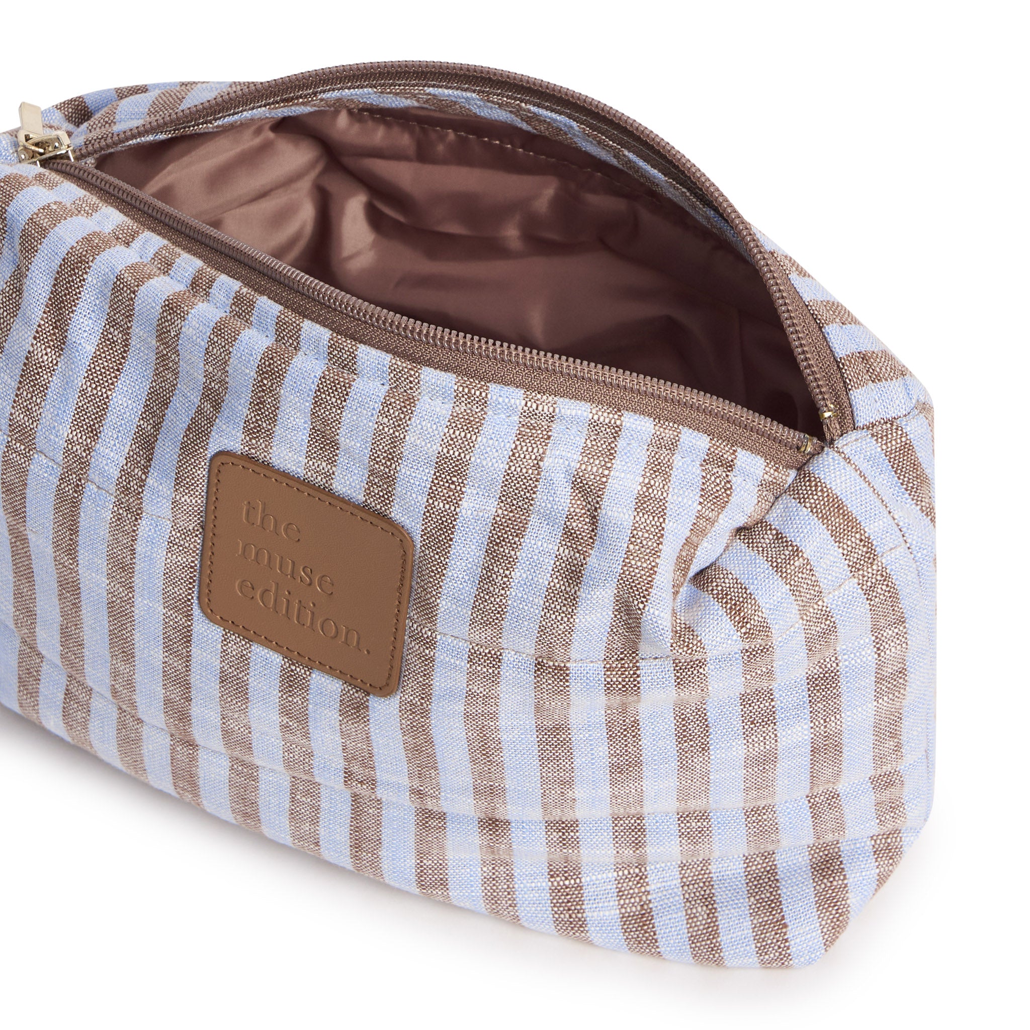 Sorano Stripe Linen Pouch