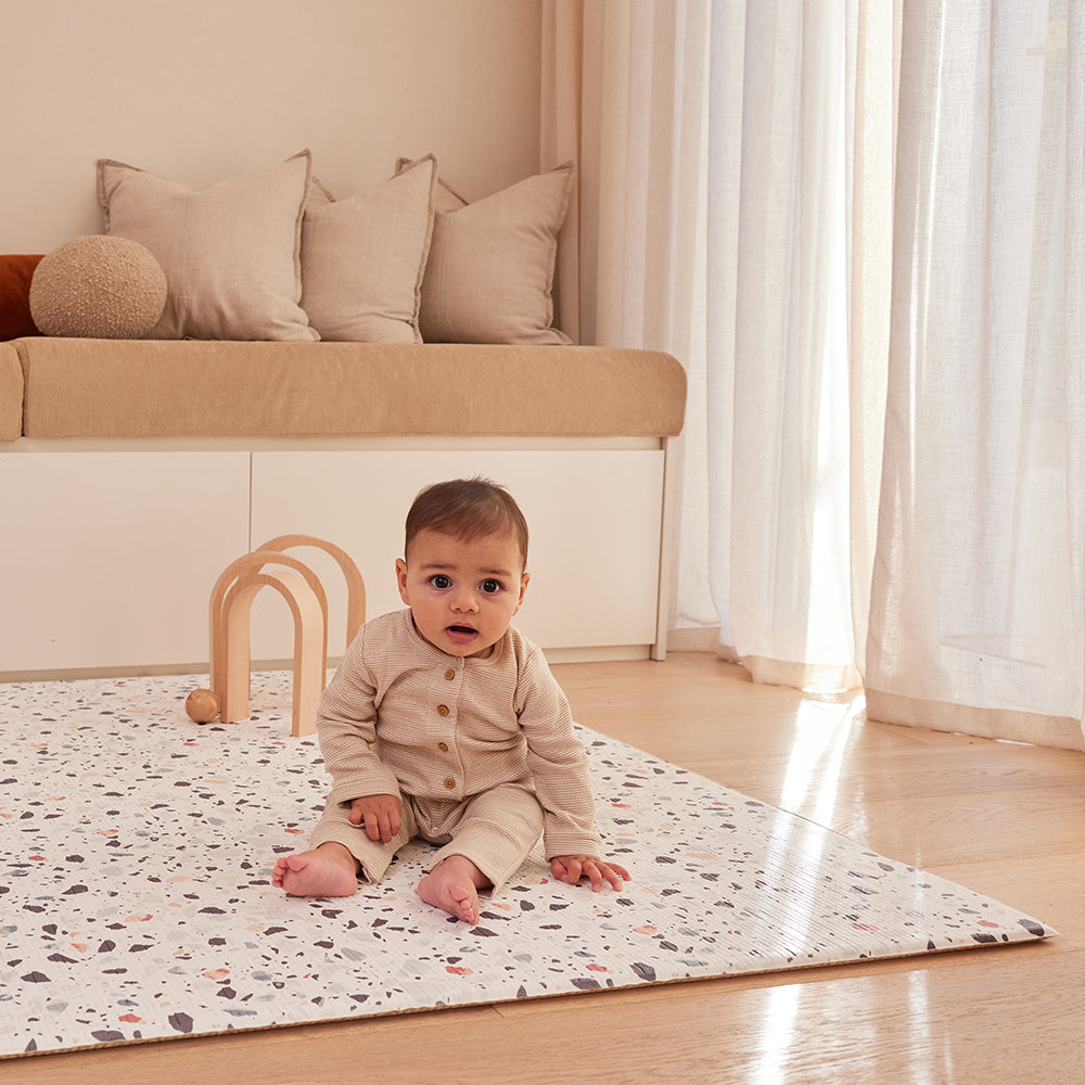Large Foam Play Mat - Terrazzo/Weave