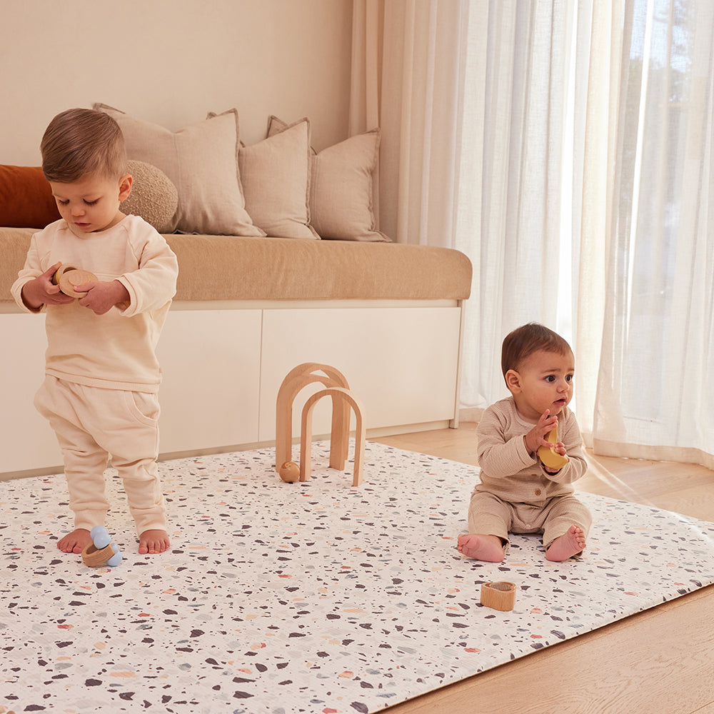 Large Foam Play Mat - Terrazzo/Weave