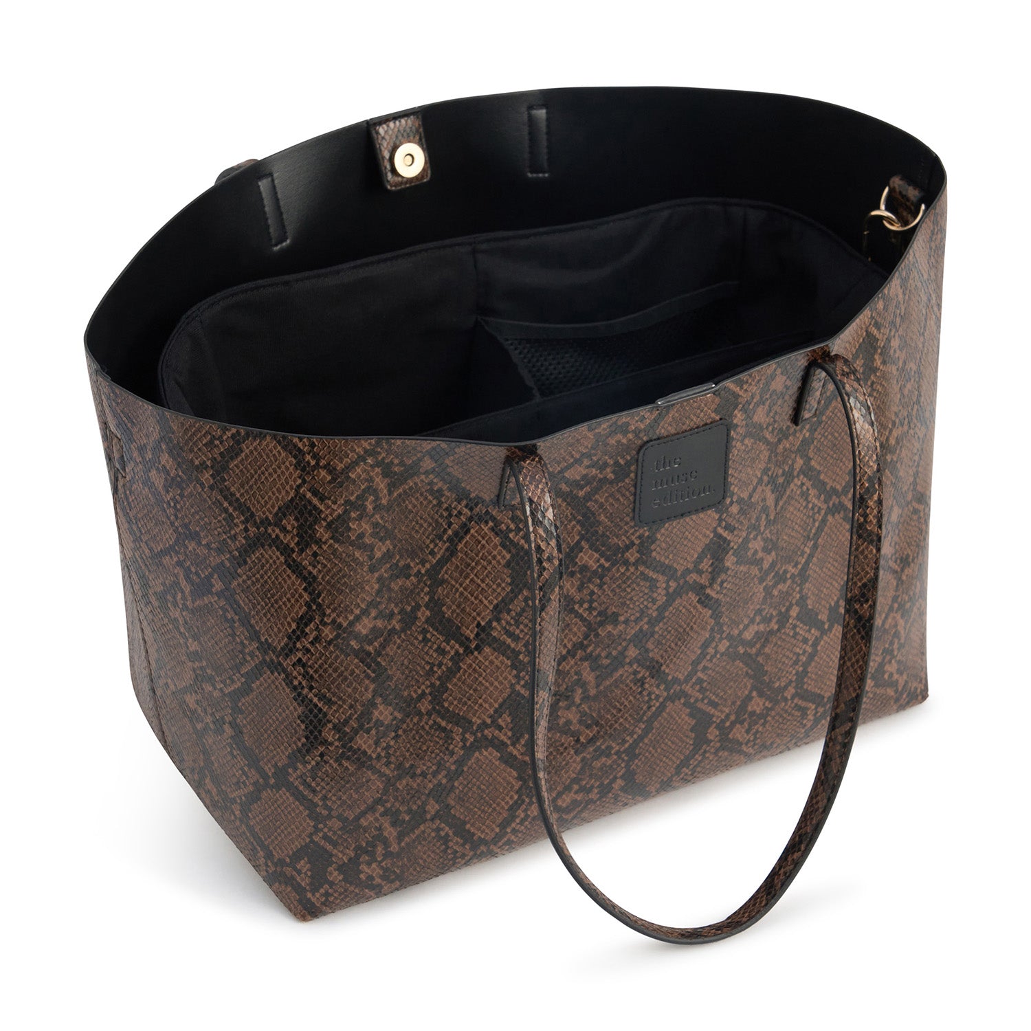 Textured Snake Luxe Duo Baby Bag