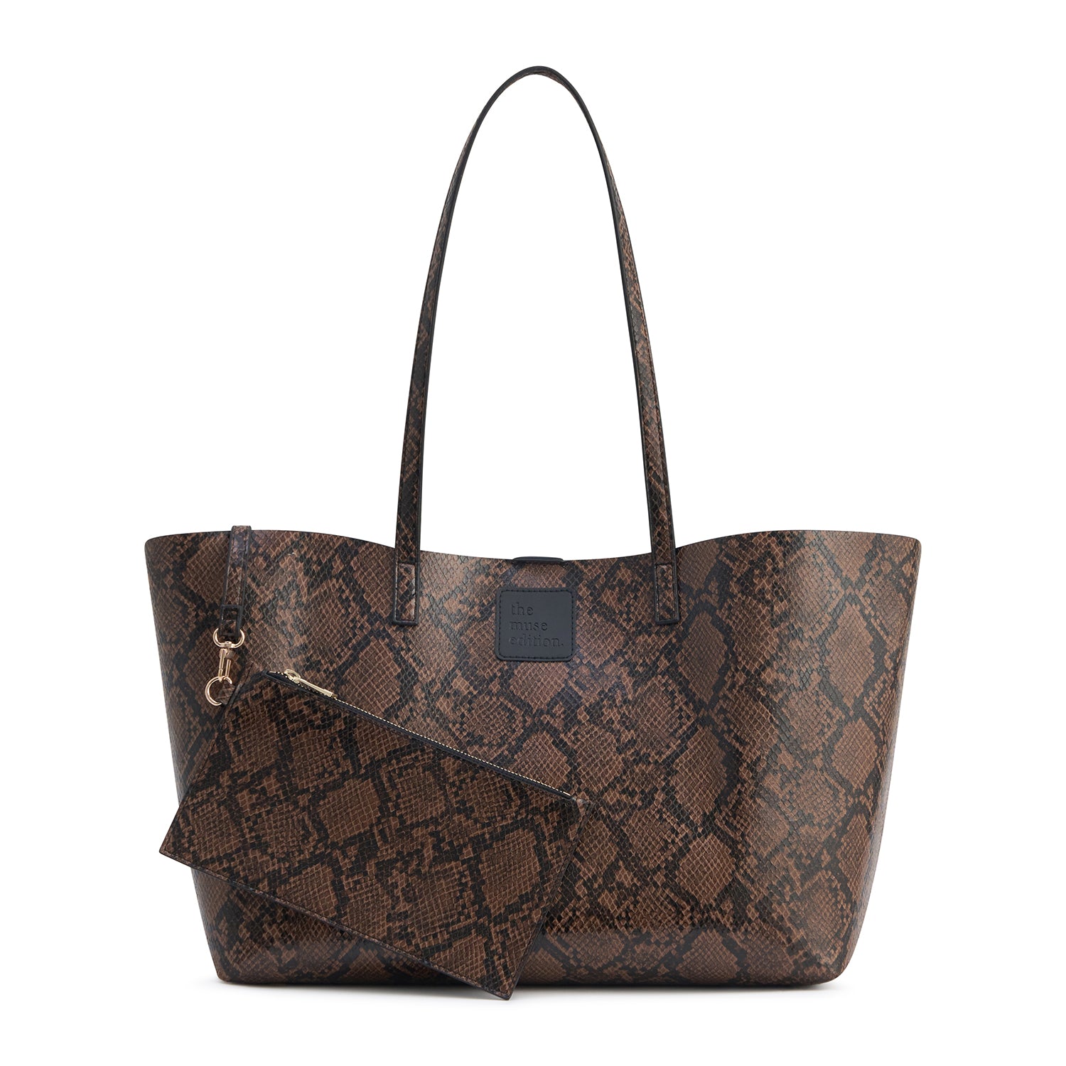 Textured Snake Luxe Duo Baby Bag