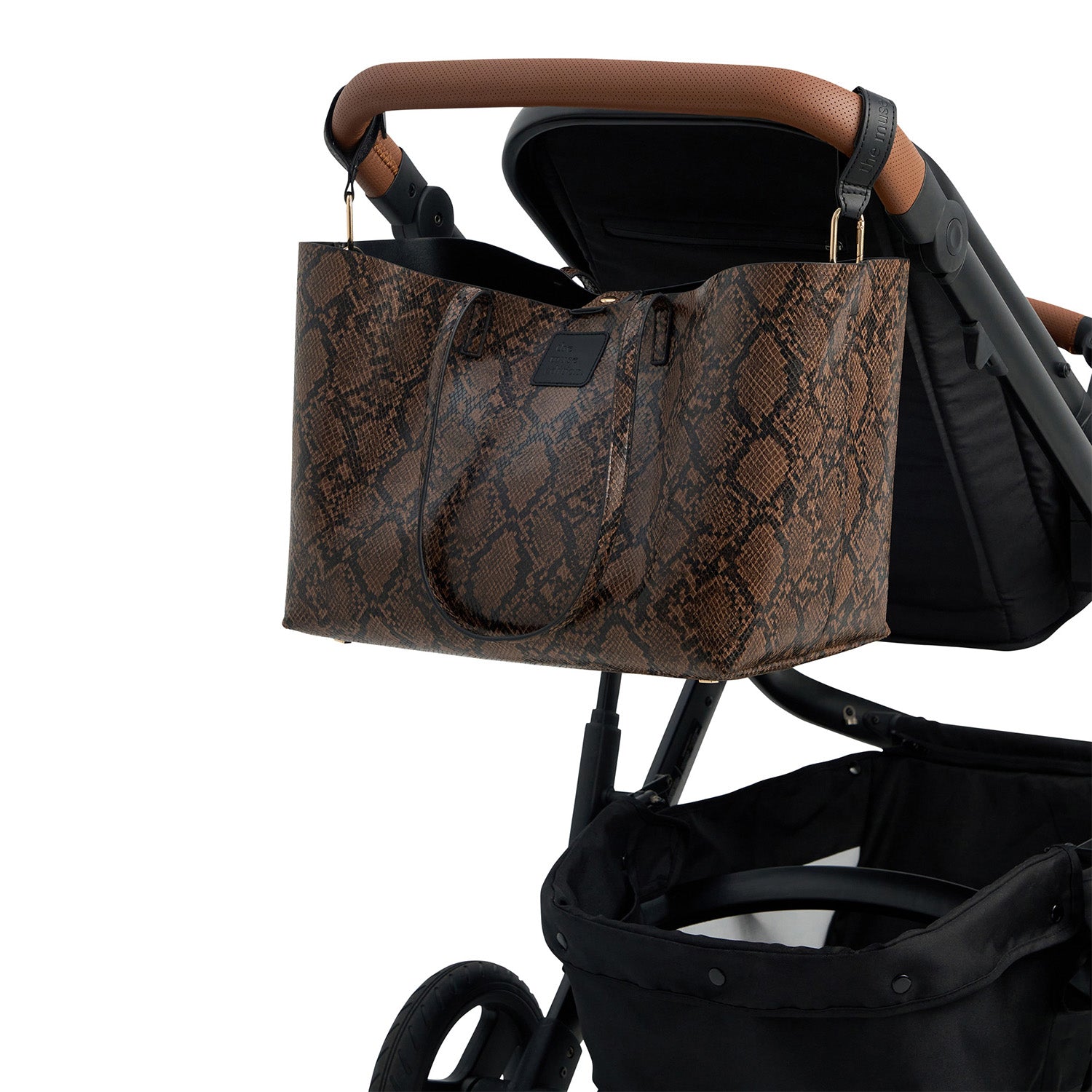 Textured Snake Luxe Duo Baby Bag