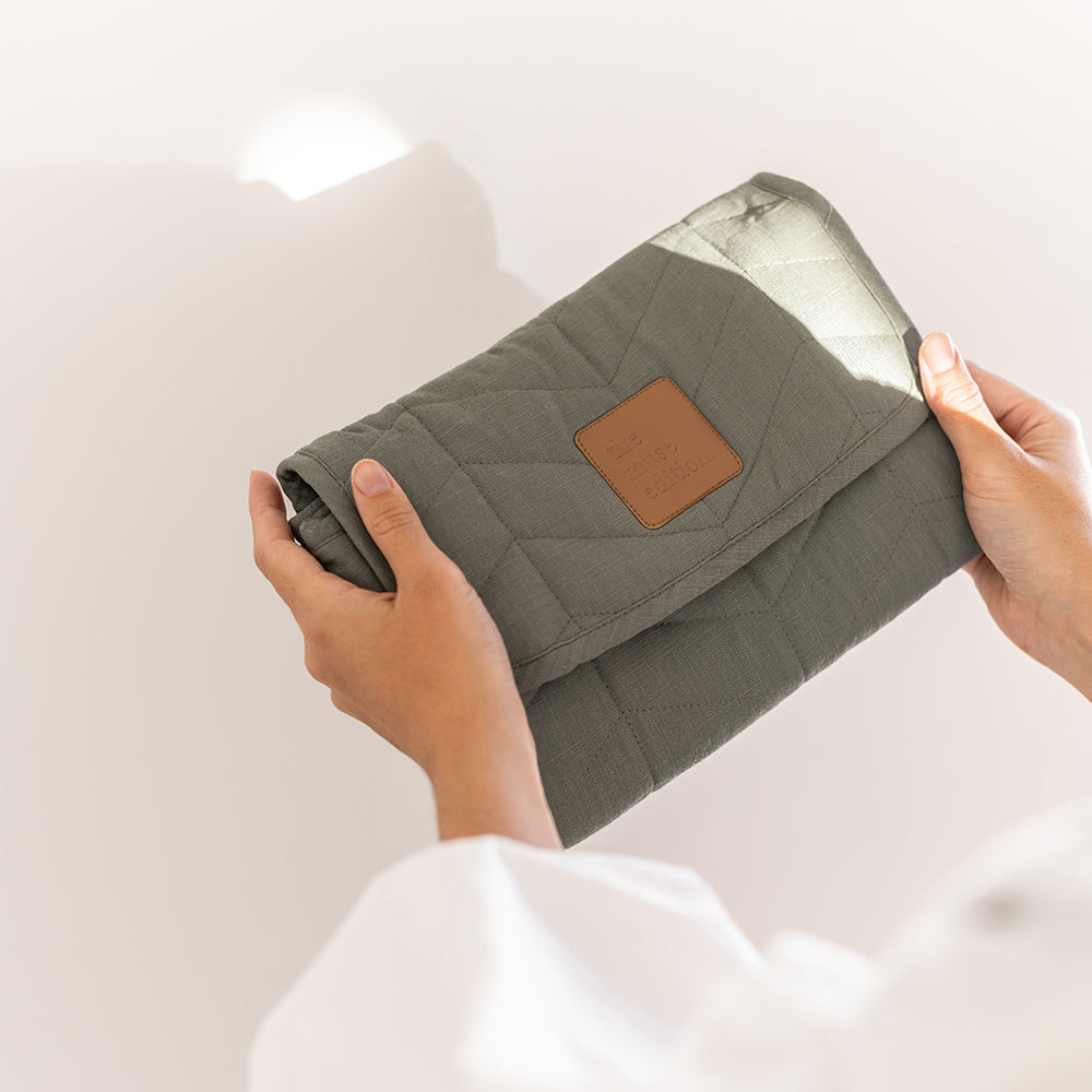 Sage Linen Change Mat